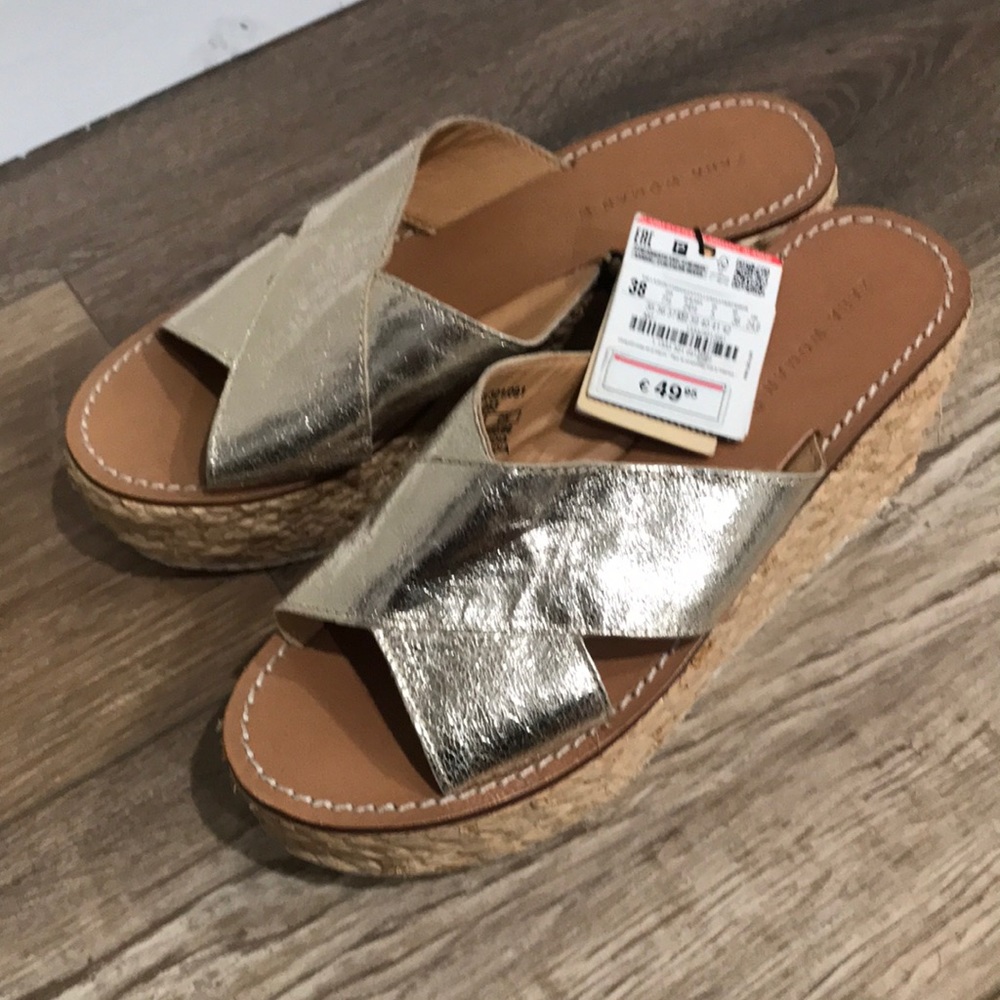 Zara wedge sandals